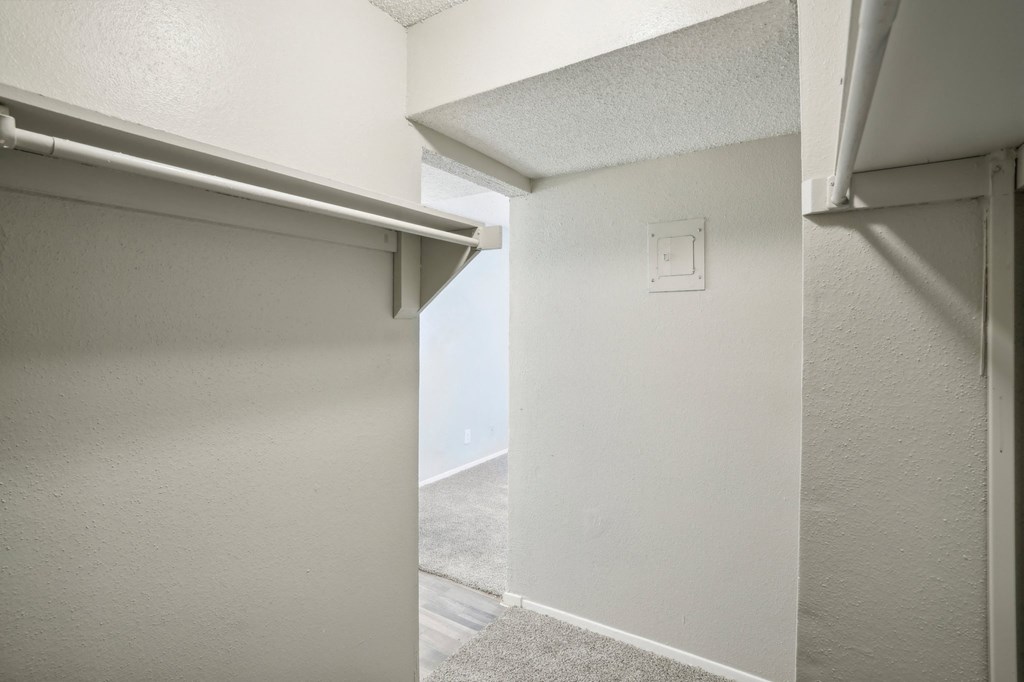 large walk-in closet