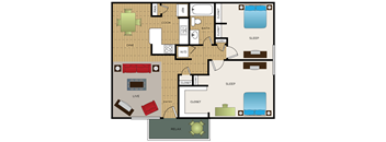 a floor plan of a home