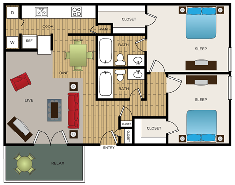 the floor plan of residence inn by marriott rocklin roseville
