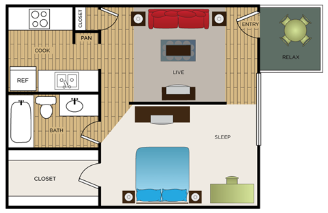 the floor plan of residence inn by marriott rocklin roseville