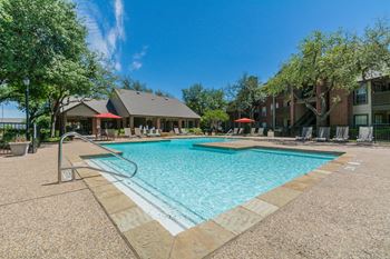 Resort Style Pool w/ Spa and Sun Deck at Preston Bend, Dallas, Texas