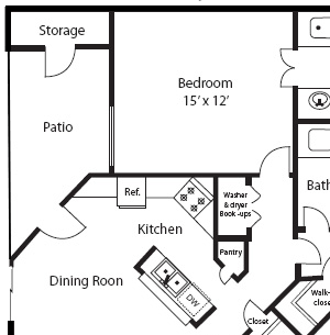 B2 |2 BED/2 BATH | 991 SQ. FT. B2 |2 BED/2 BATH | 991 SQ. FT.