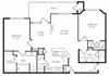 B1 | 2 BED - 2 BATH | 1,068 SQ FT B1 | 2 BED - 2 BATH | 1,068 SQ FT at Villas at Rogers Ranch, San Antonio, Texas