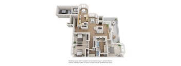 C1G W/ ATTACHED GARAGE | 3 BED - 2 BATH | 1,702 SQ FT at Villas at Rogers Ranch, San Antonio, TX, 78258