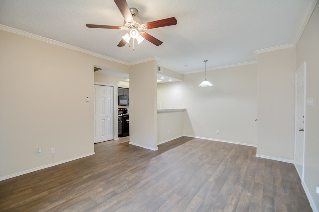 Unfurnished Living Area at Woodchase, Euless, 76039