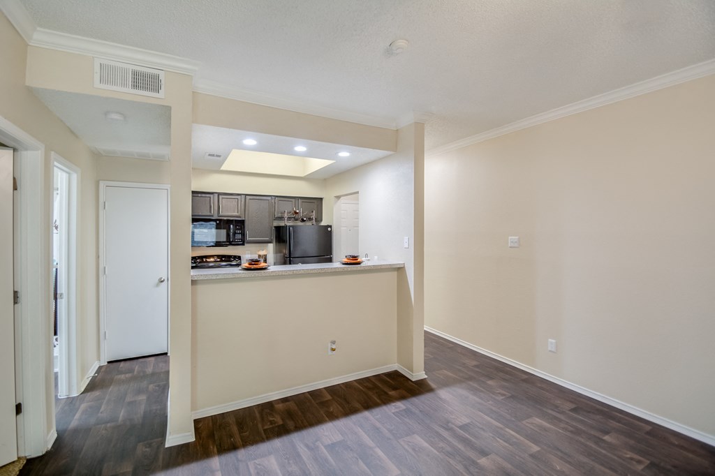 Vacant Living Area at Woodchase, Euless, TX