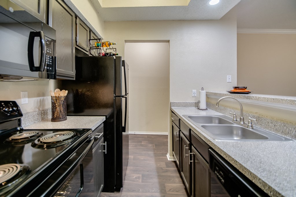 Well Equipped Kitchen at Woodchase, Euless