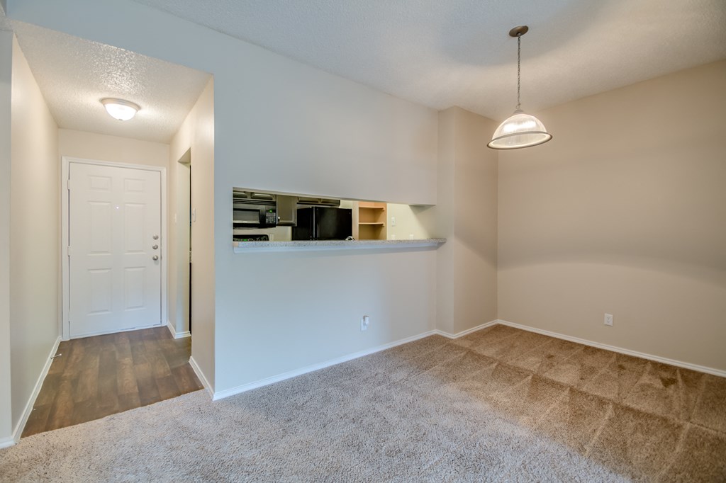 Carpeted Living Area at Woodchase, Texas