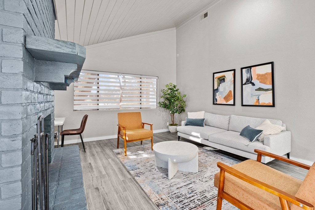 Modern Living Room at The Frederick, San Antonio, TX, 78240