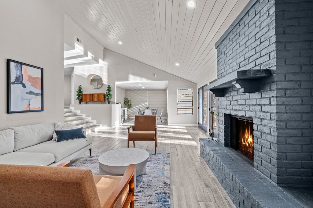 Fireplace Lounge at The Frederick, Texas