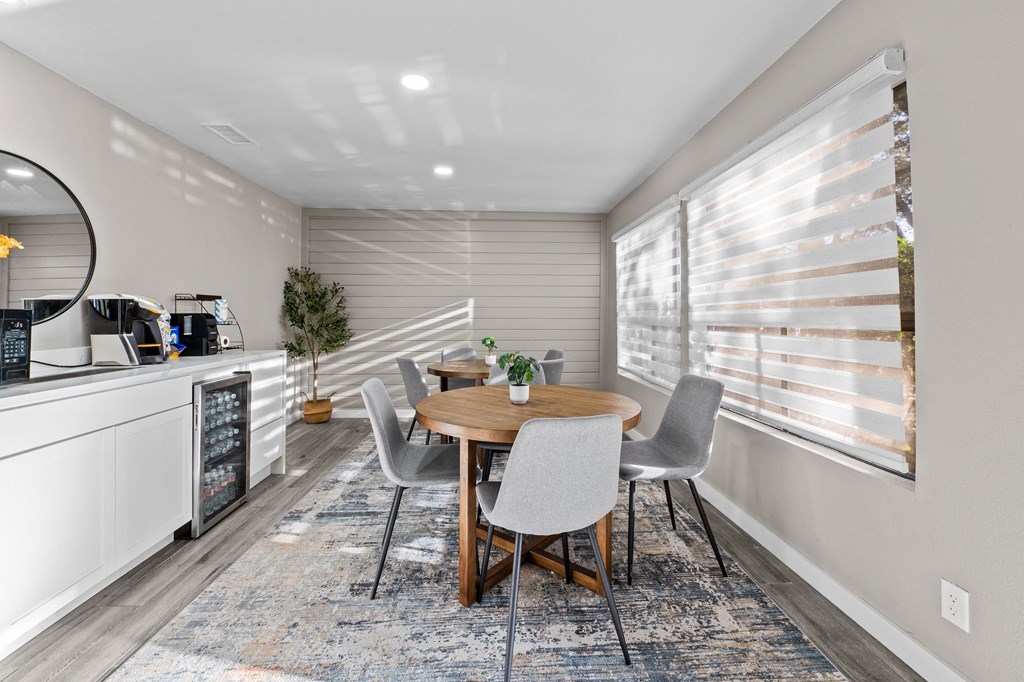 Dining Area With Kitchen at The Frederick, Texas, 78240