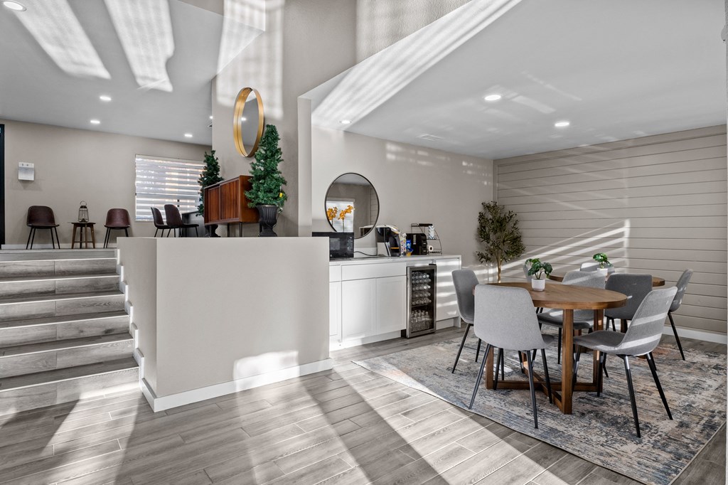 Kitchen With Dining Area at The Frederick, Texas, 78240