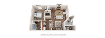 A1 | 1 BED - 1 BATH | 685 SQ FT