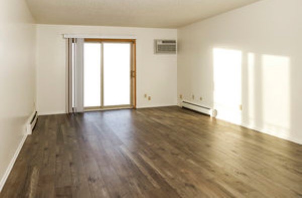 Living Room with outside door