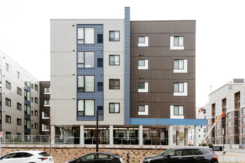 Side Entrance with Outdoor Lounge Area