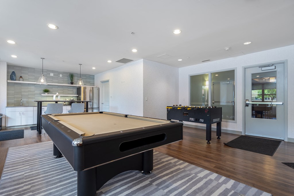 Community Room with Pool Table