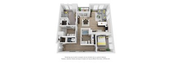 a 1 bedroom floor plan  950 sq ft