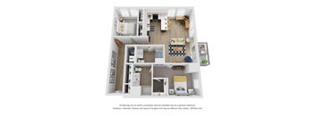 a 1 bedroom floor plan  villas at