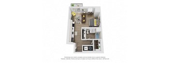 bedroom floor plan  1 bedroom floorplan  the residences atmask