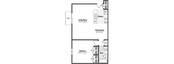 floor plan photo of the everly apartments worth
