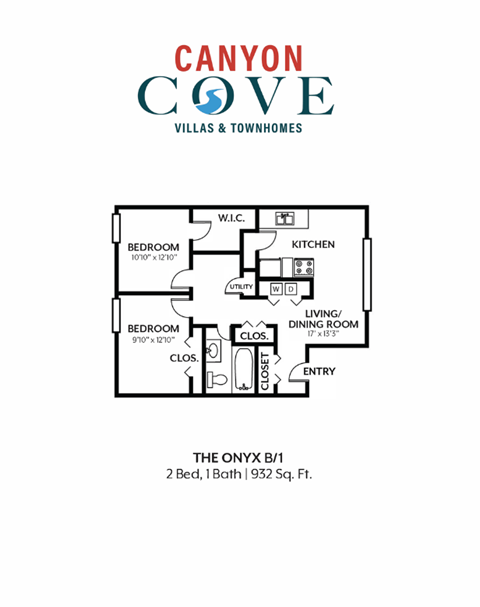 the canyon cove floor plan  villas and condos