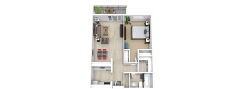 1 Bedroom 1 Bathroom