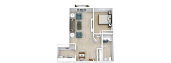 1 Bedroom 1 Bathroom
