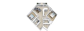 2 Bedroom 2 Bathroom