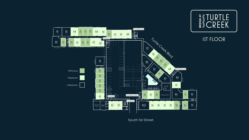a floor plan of the 1st floor