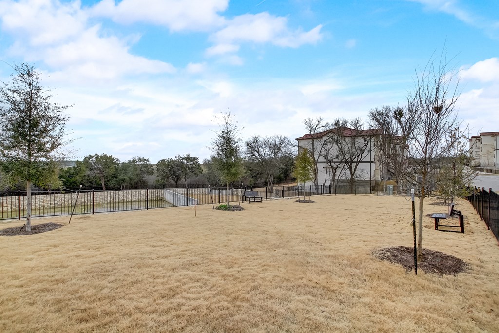 Dog Park at Three Hills Luxury Apartments