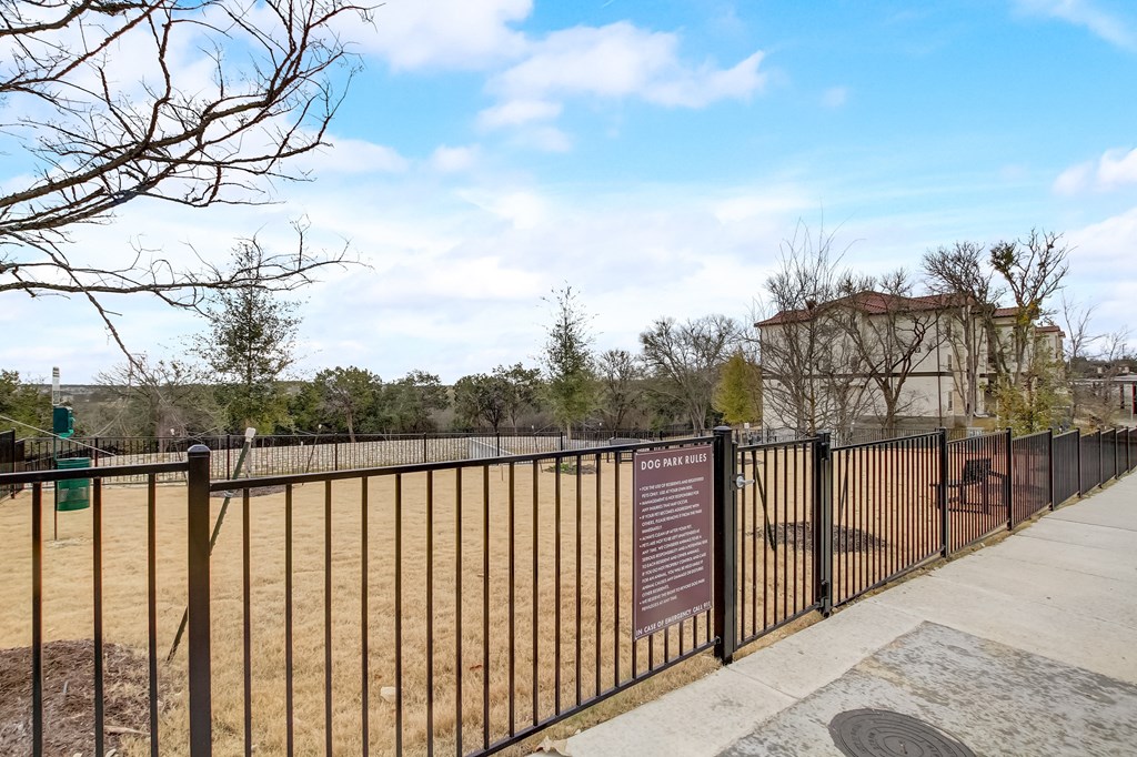 Dog Park at Three Hills Luxury Apartments