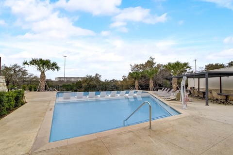 Resort-Style Pool3 at Bridge at Three Hills Apartments, Austin, TX, 78747
