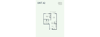 the unit a2 floor plan