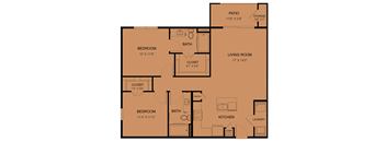 B1-Travis at Three Hills Apartments in South Austin