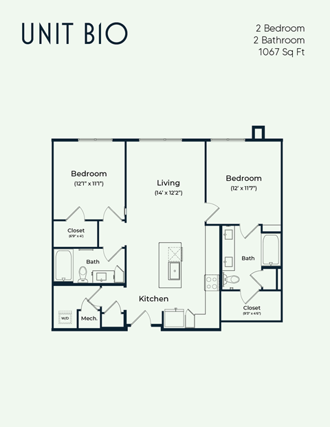 the unit bio floor plan