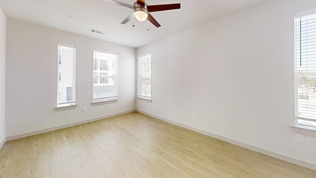 Light and Bright Interiors at 3Twenty at the Vybe in Kyle, Texas 78640.