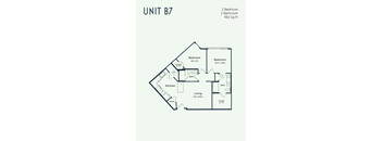 the unit b7 floor plan