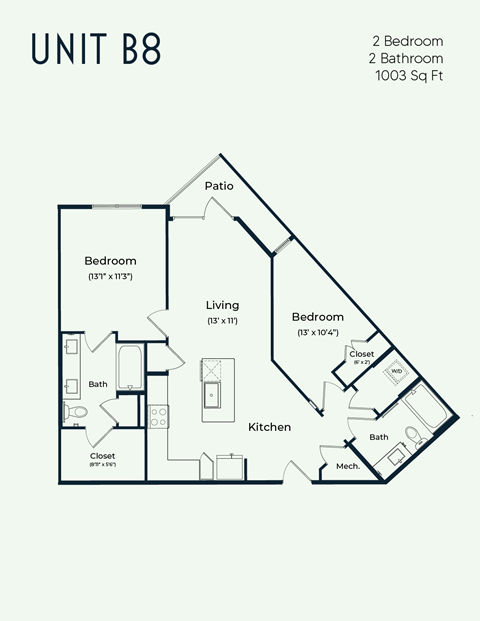 the unit 8 floor plan
