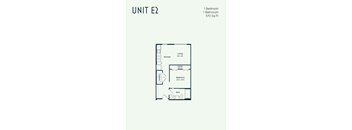 the unit e2 floor plan