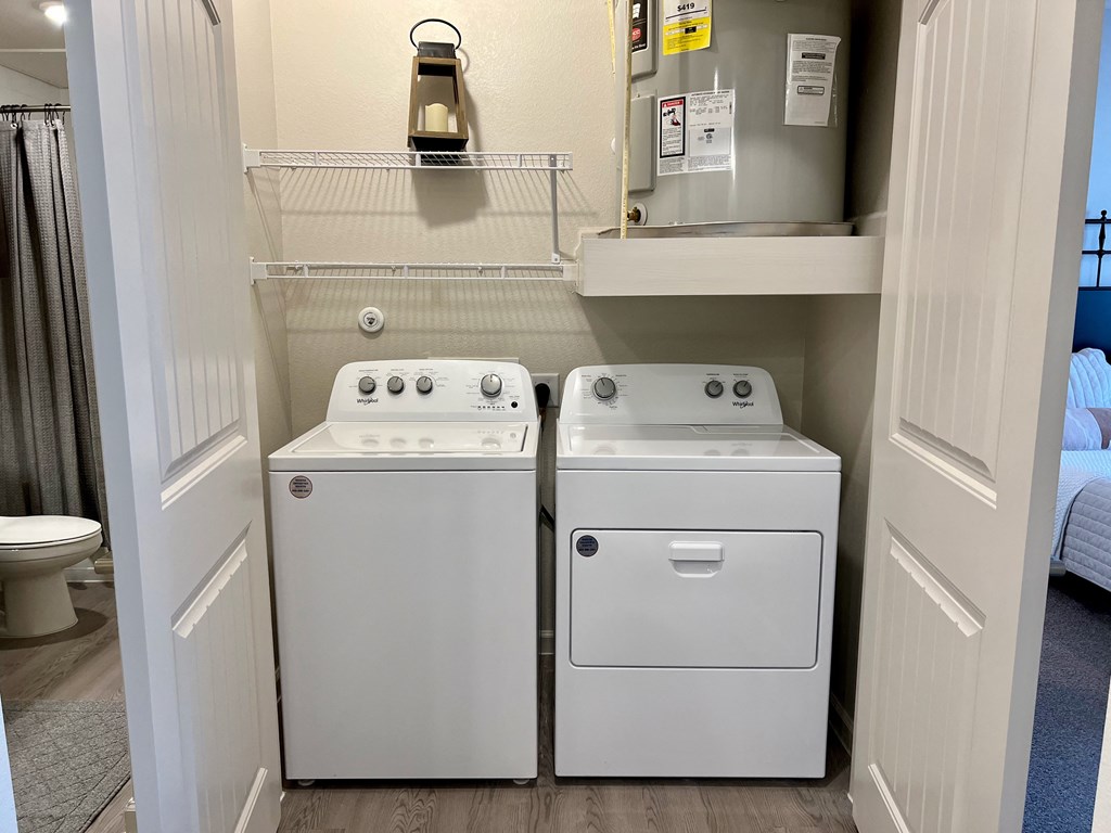 Washer & Dryer in Every Unit