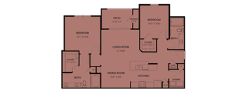 the floor plan of the tribeca apartments