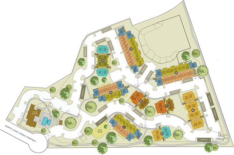 Site Plan at Avery Ranch, Austin, 78717