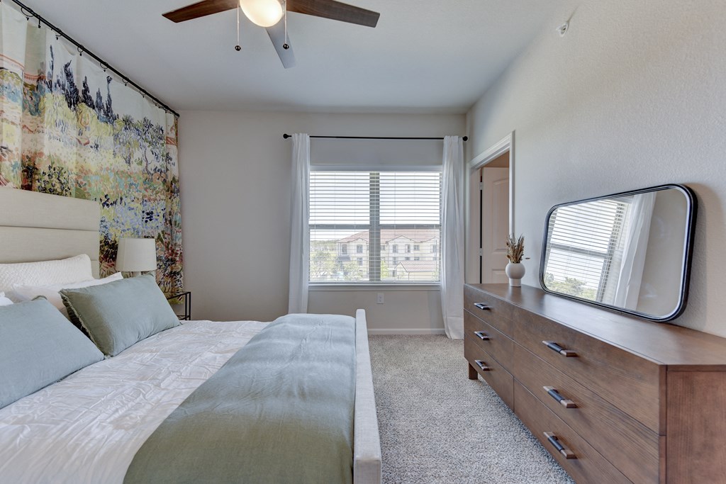 Spacious Bedrooms at Three Hills Apartments in 78747
