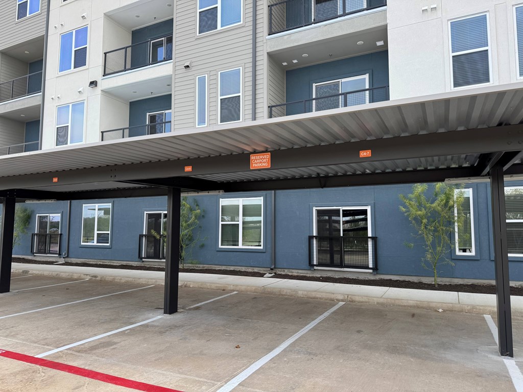 Reserved Carport Parking Available at 320 at the Vybe Apartments in 78640