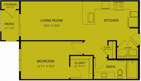 a floor plan of a home with a small footprint