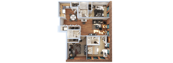 3BR/3BA Flat