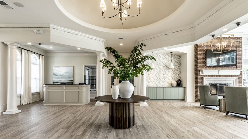 Clubhouse/ Leasing Center at Alexandria of Carmel Apartments in Carmel, Indiana - Photo Gallery