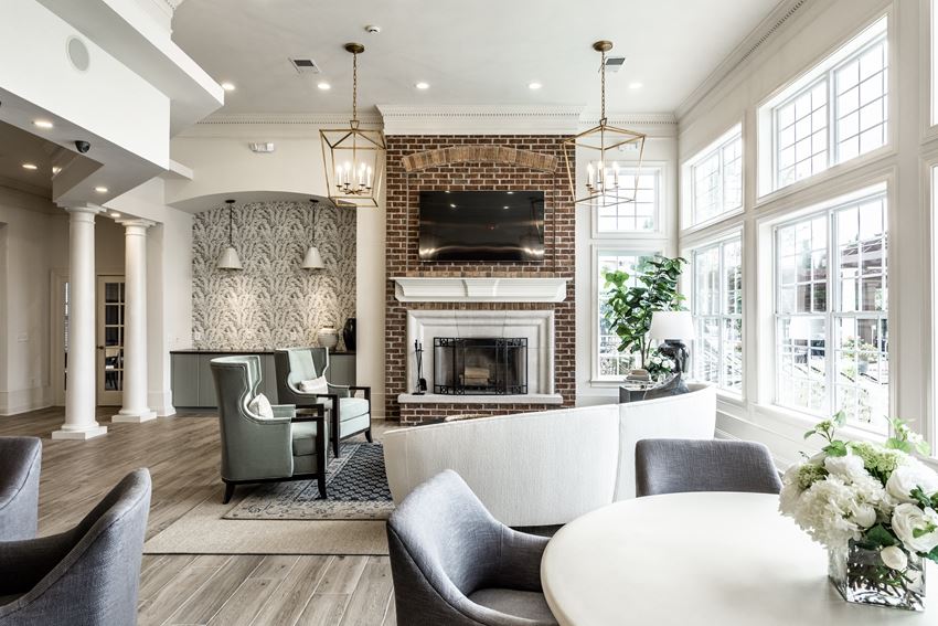 Clubhouse/ Leasing Center at Alexandria of Carmel Apartments in Carmel, Indiana - Photo Gallery