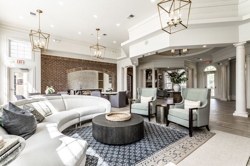Clubhouse/ Leasing Center at Alexandria of Carmel Apartments in Carmel, Indiana - Photo Gallery