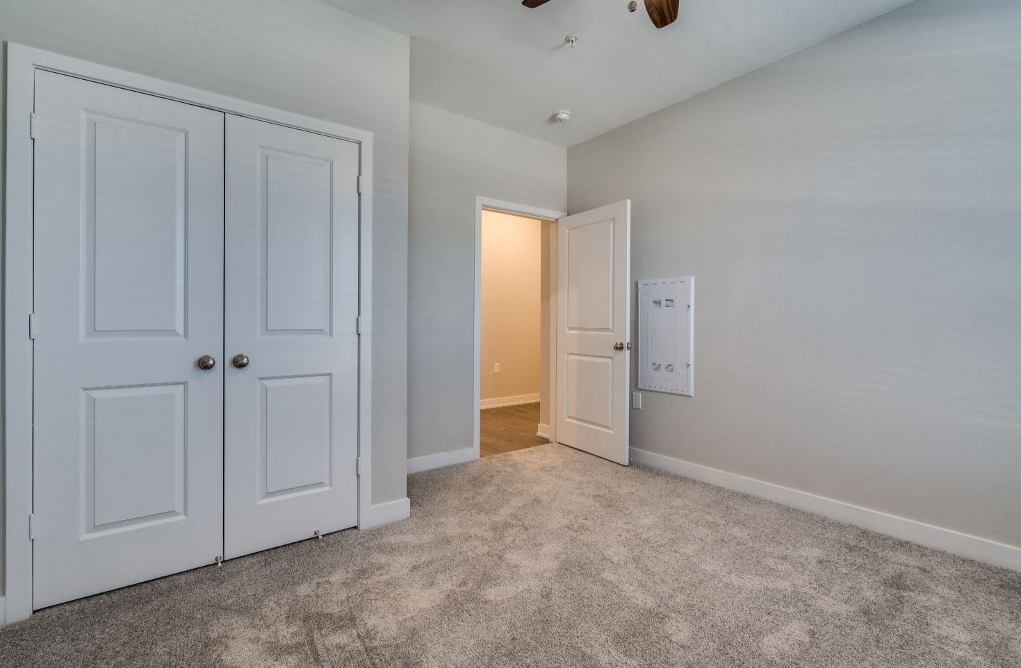 Bedroom with Closet Space (Luxury Floor Plan) at Emerald Creek Apartments, Greenville